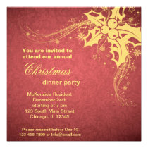 Christmas Dinner Custom Invite
