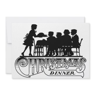 Christmas Dinner Invitation invitation