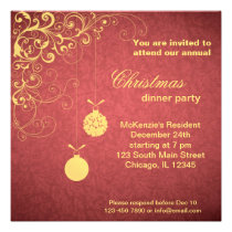 Christmas Dinner Invitations