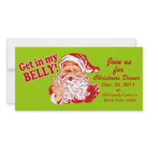 Christmas Dinner Invitations Personalized Photo Card