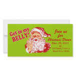 Christmas Dinner Invitations Personalized Photo Card