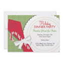 Christmas Dinner Party Invitations