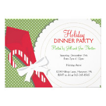 Christmas Dinner Party Invitations