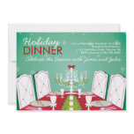 christmas, dinner, party, invitations, table,