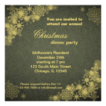 Christmas Dinner Personalized Invitations
