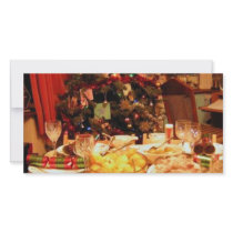 Christmas Dinner photo cards