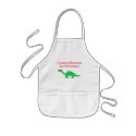 Christmas Dinosaur apron