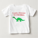 Christmas Dinosaur t-shirts