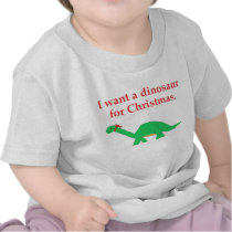 Christmas Dinosaur Tshirts