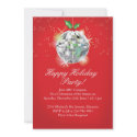 Christmas Disco Ball Party Invitations