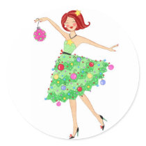 Weihnachten Diva Sticker