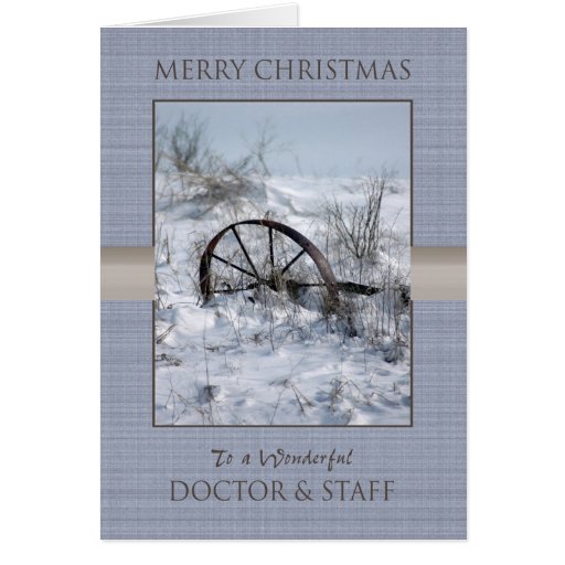 Christmas Doctor and Staff Card | Zazzle