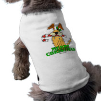 Christmas Dog & Candy Cane. pet clothing