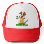 Christmas Dog &amp; Candy Cane Mesh Hats