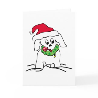 Christmas Dog card