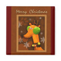 Christmas Dog Magnet magnet