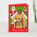 Christmas Dog Photo Frame card