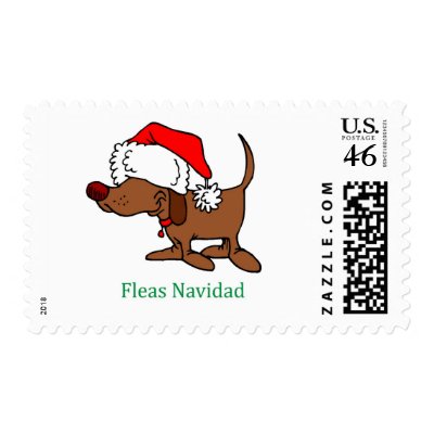 Christmas Dog postage