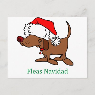 Christmas Dog postcards