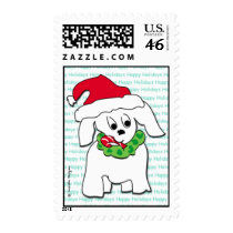 Christmas Dog Stamp
