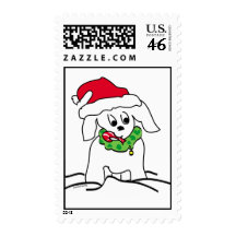 Christmas Dog Stamps