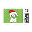 Christmas Dog Stamps stamp