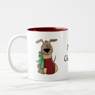 Christmas Doggie Mugs mug