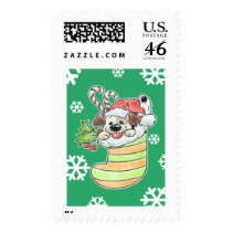 Christmas Doggy stamp