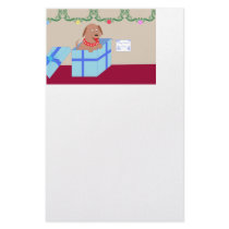 Christmas Doggy stationery