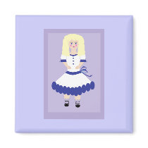 Christmas Doll magnets
