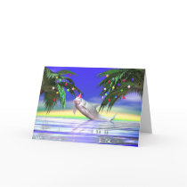 Christmas Dolphin cards by Peerdrops Christmas Dolphin cards
