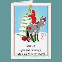 Christmas Donkey cards