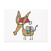 Christmas Donkey postcards by animalworld Christmas Donkey postcards