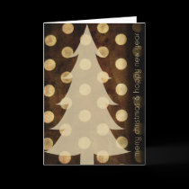 Christmas Dots - Cream Greeting cards