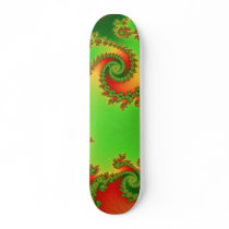 Christmas Double Spiral Skateboard