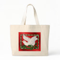 Christmas Dove & Holly bags