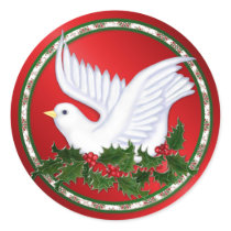 Christmas Dove & Holly stickers by Spice Christmas Dove & Holly stickers