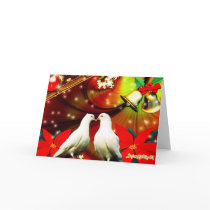 Christmas Doves cards