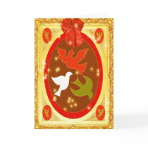 Christmas Doves cards