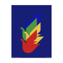 Christmas Doves postcards
