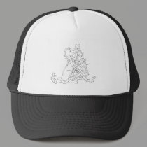 Christmas Dragon 2 hats by BeMusedArt Christmas Dragon 2 hats