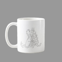 Christmas Dragon 2 mugs