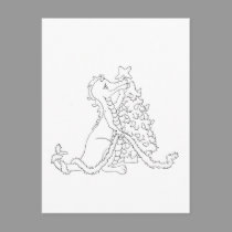 Christmas Dragon 2 postcards