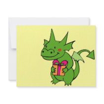 Christmas Dragon invitations