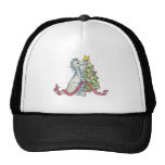 Christmas Dragon Mesh Hats