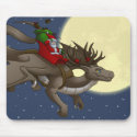 Christmas Dragon Mousepad