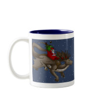 Christmas Dragon Mug by Narugi Christmas Dragon Mug