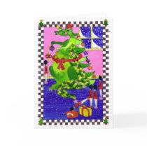 Christmas Dragon Tree cards