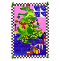 Christmas Dragon Tree t-shirts