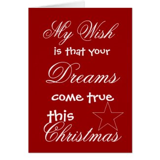 Christmas Dreams Card